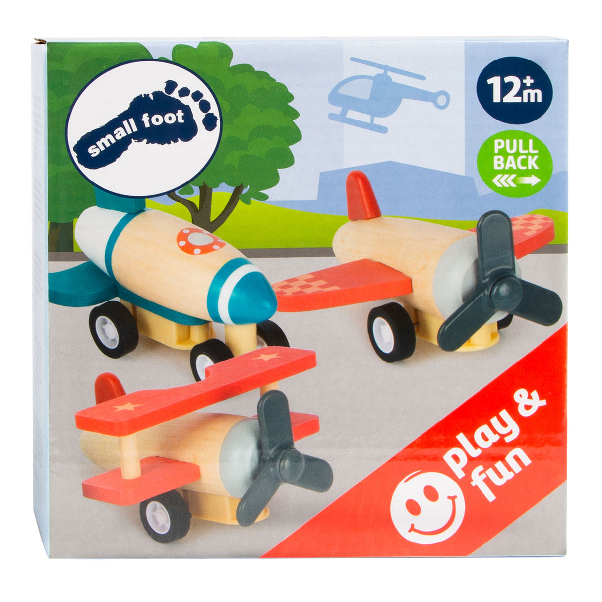 Small Foot - Einziehhobel aus Holz, 3er-Set