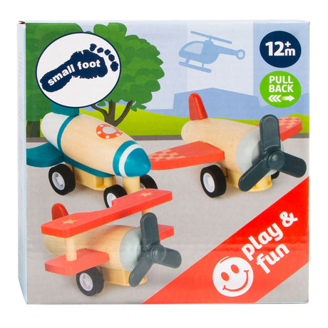 Small Foot - Einziehhobel aus Holz, 3er-Set