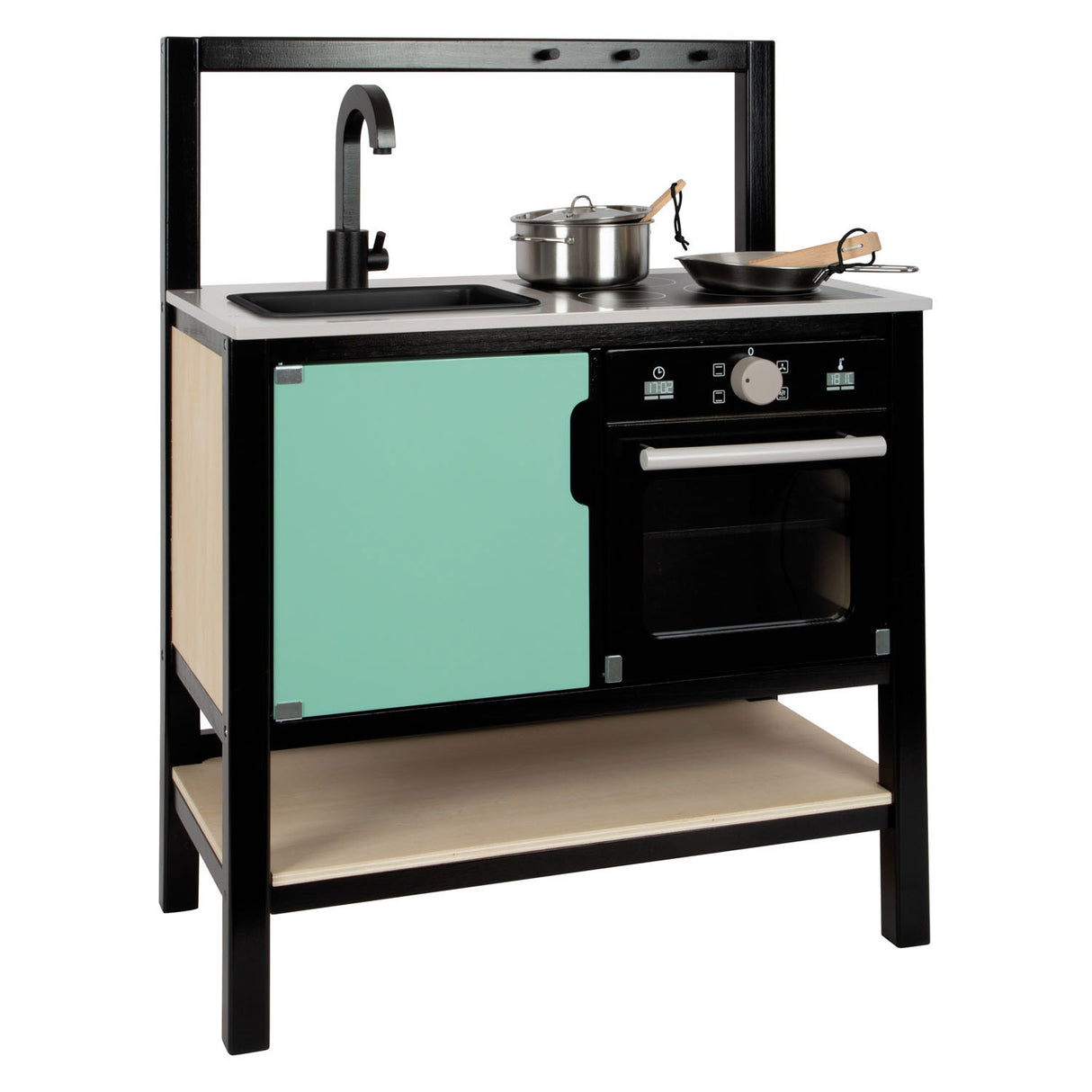 Small Foot Wood Play Kitchen Industrial, 6dlg.