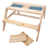 Bild kleiner Fuß - Holzknick und Moddertafel