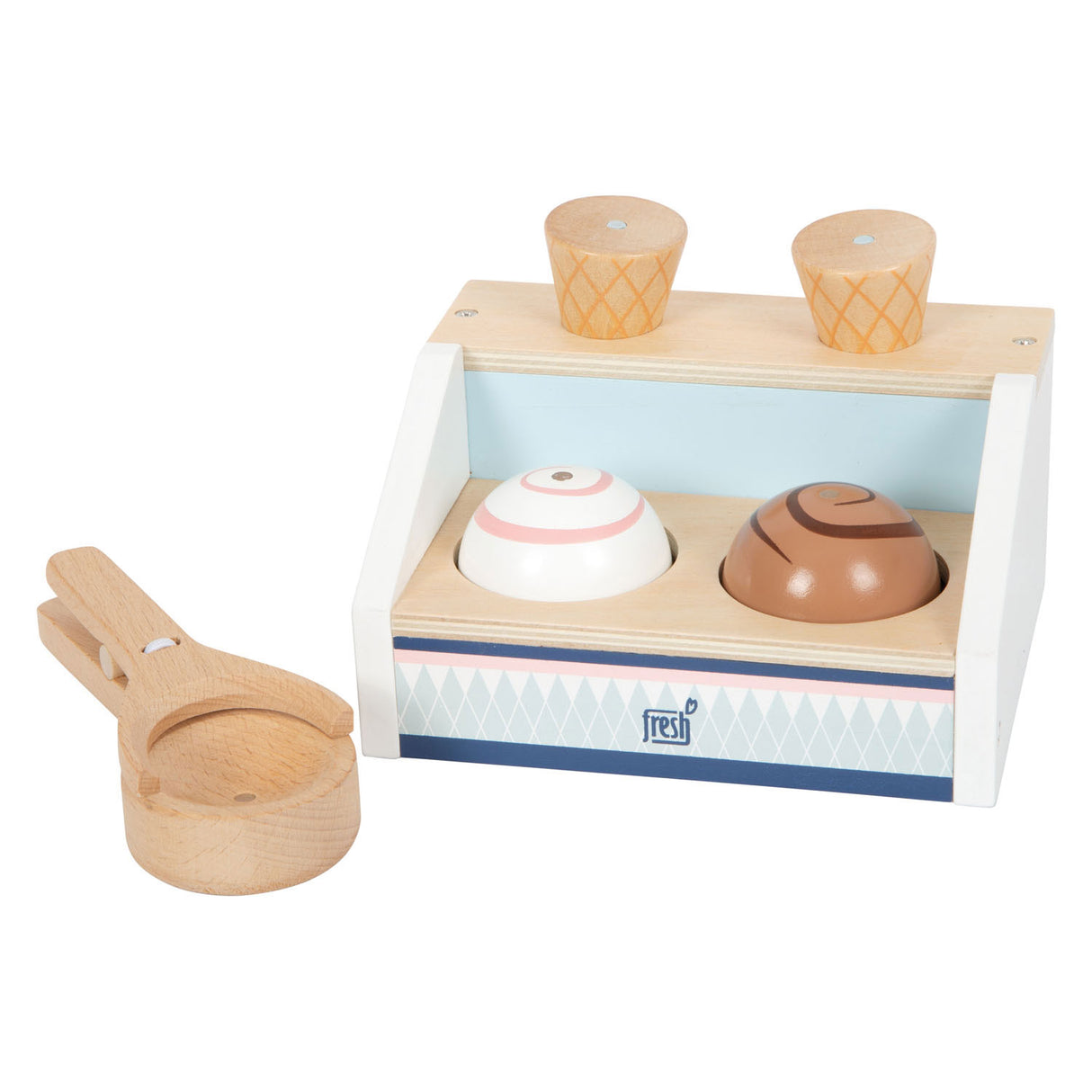 Small Foot Houten Compacte Ijskraam Fresh, 6dlg.