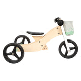 Small Foot - Houten Training Driewieler Loopfiets 2in1 Saliegroen