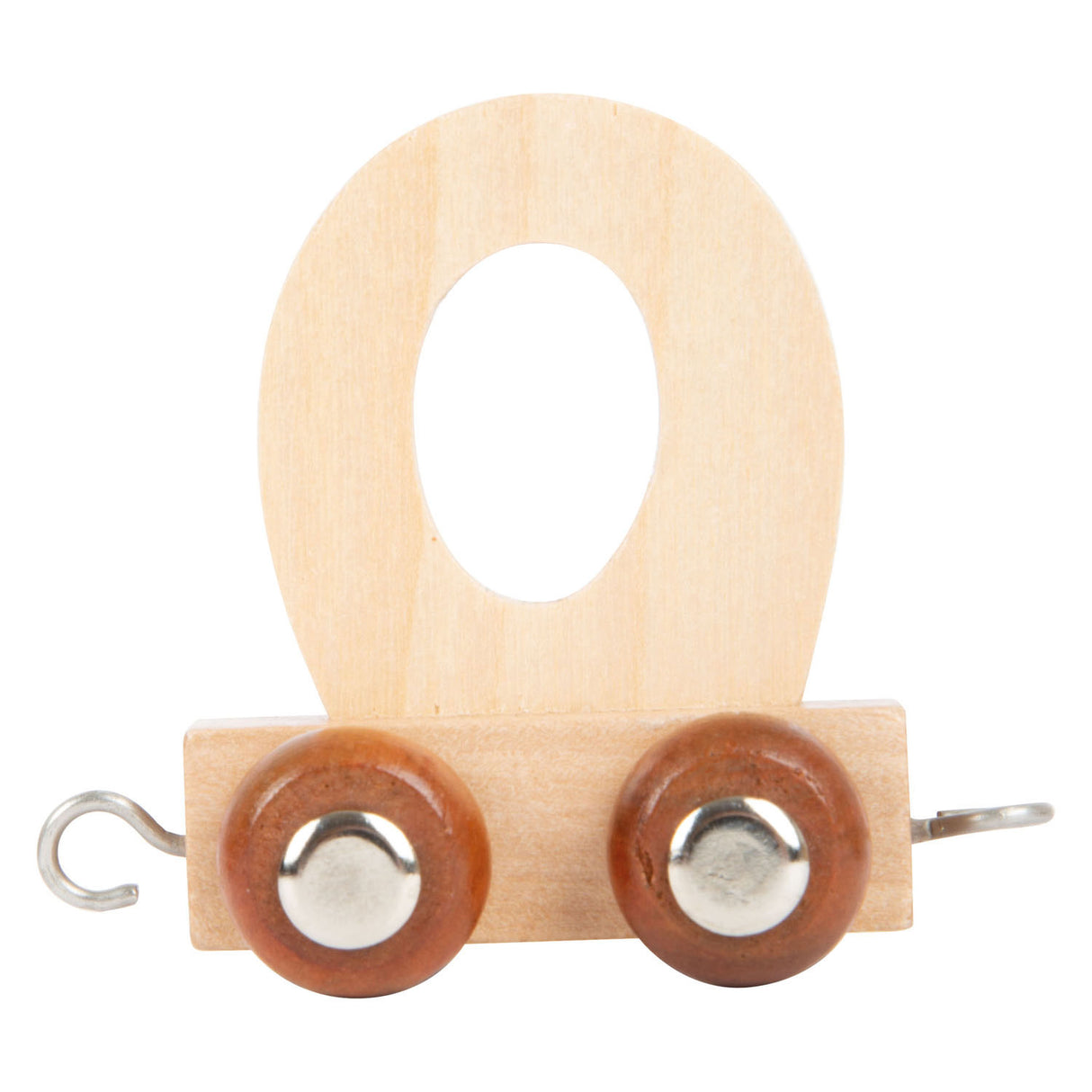 Kleiner Fuß - Buchstabenzug aus Holz - o