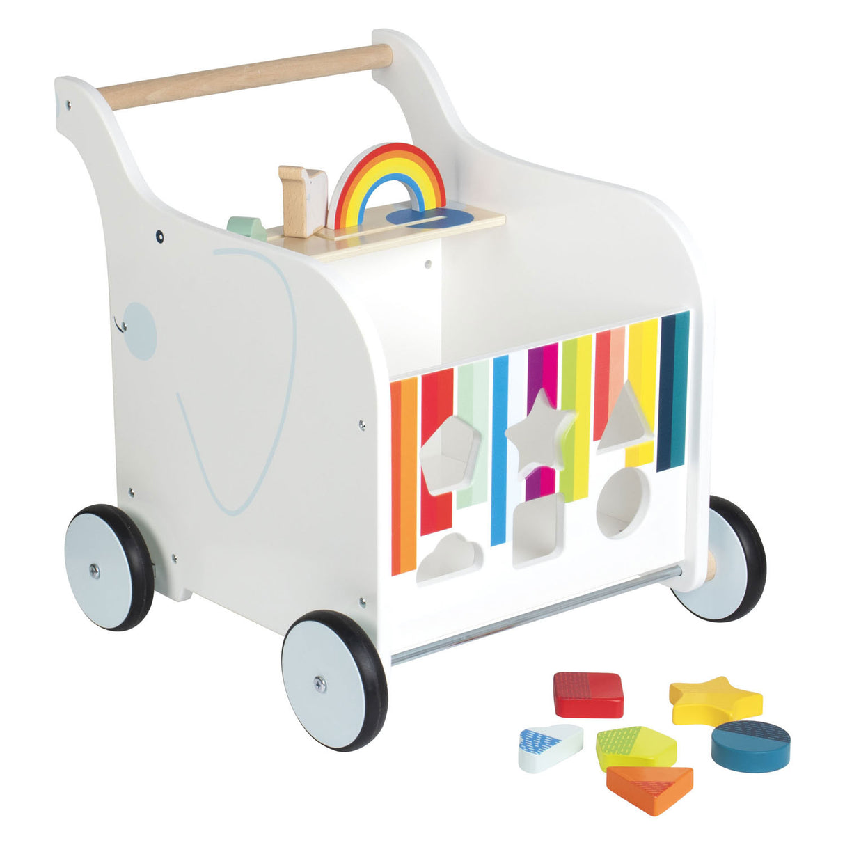 Kleiner Fuß - Baby Walker Toy Box Elefant