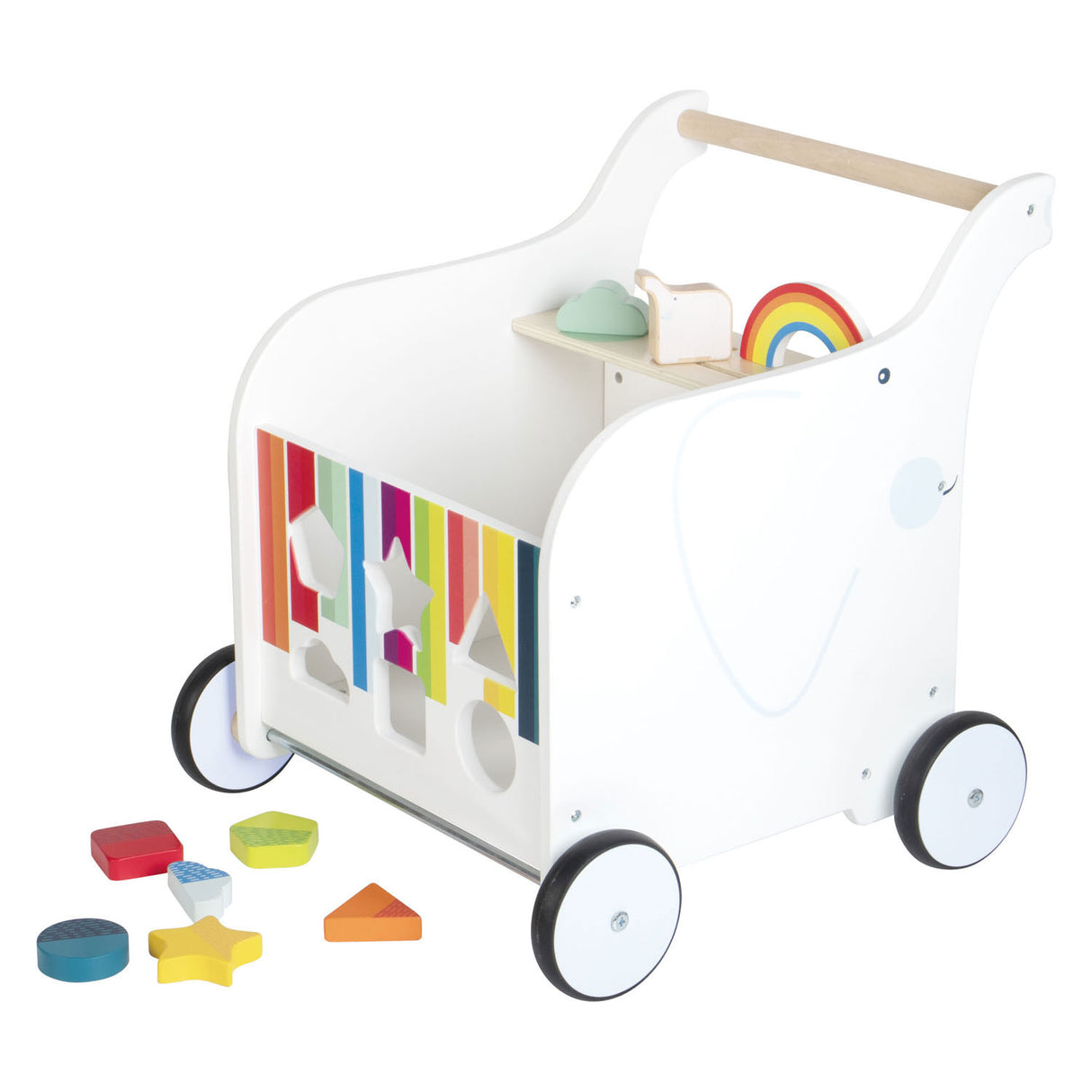 Kleiner Fuß - Baby Walker Toy Box Elefant