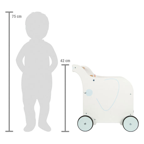 Kleiner Fuß - Baby Walker Toy Box Elefant