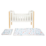 Kleiner Fuß - Holzpuppenbett kleine Knopf