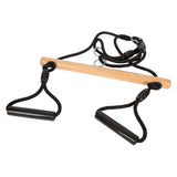 Small foot - houten trapezeschommel met gymnastiekringen black line