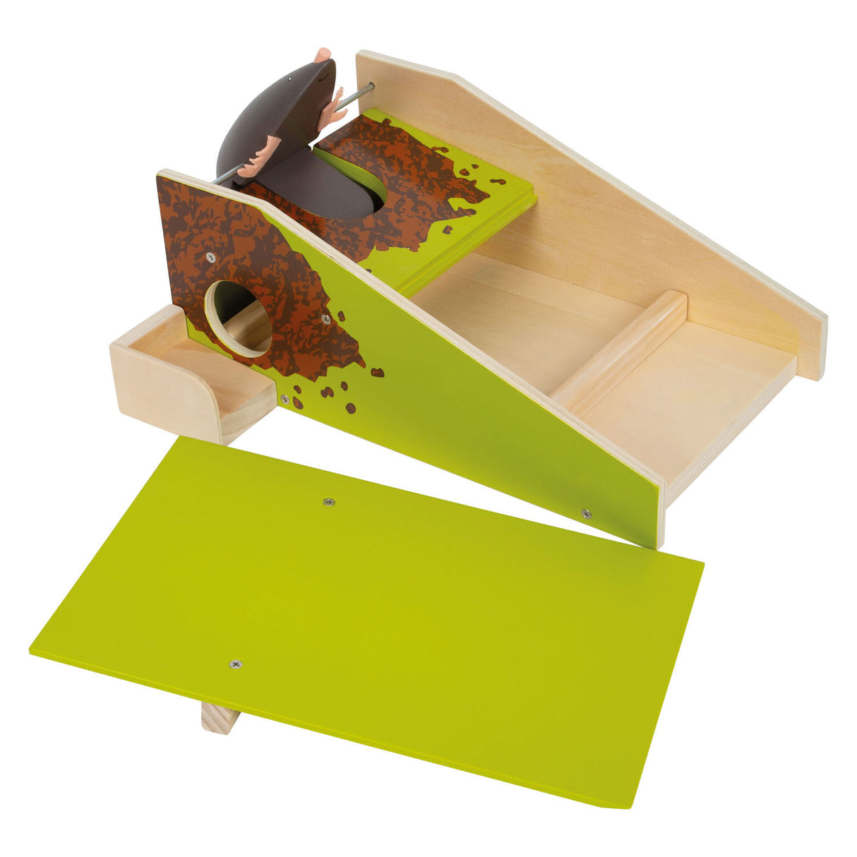 Kleiner Fuß - Holz Minigolf -Maulwurf für Kinder