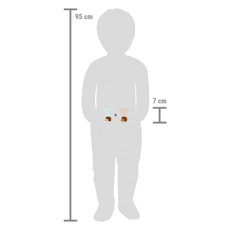 Kleiner Fuß - Holztier-Kinderbrief - i