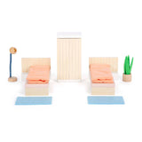 Small Foot – Schlafzimmer mit Puppenhausmöbeln aus Holz