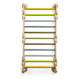 Klenge Fouss - hëlze Klimrerk 2in1 Dräieck an Wand Rack Aventure