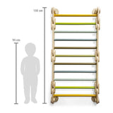 Klenge Fouss - hëlze Klimrerk 2in1 Dräieck an Wand Rack Aventure