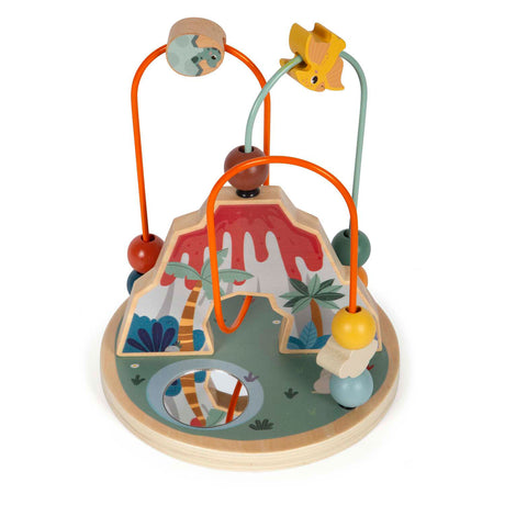 Small Foot - Motorik-Spiralvulkan und Dino aus Holz