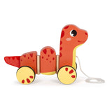 Kleiner Fuß - Dinosaurierfigur aus Holz