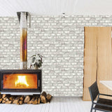 Hollandske Wallcoverings Dutch Wallcoverings tapet Brick White EW3104