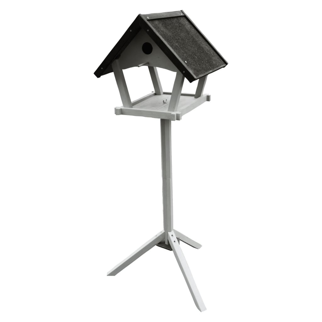 Flamingo Flamingo Bird Feed Table su standard Tjorn 48x44x138 cm grigio chiaro