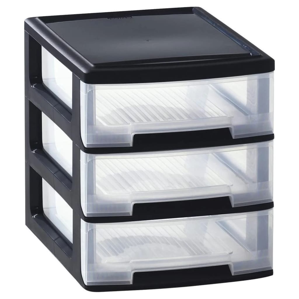 Curver Curver deskade block Babel A4 3x5 L Black and Transparent