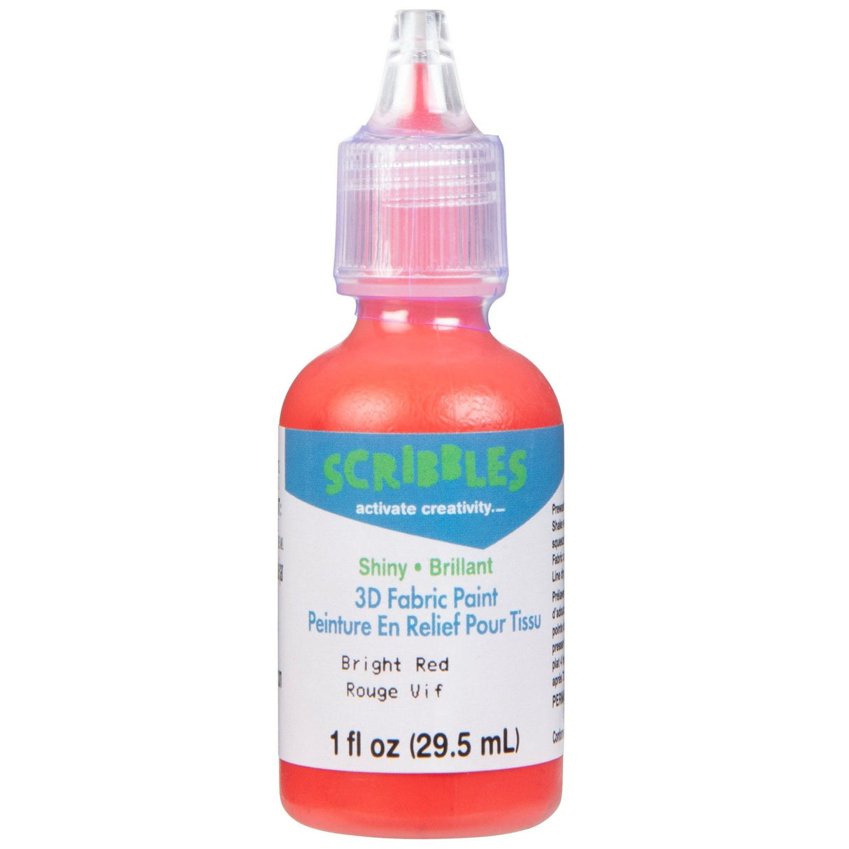 Scribbles • 3D-Textilfarbe glänzend 29,5 ml rot