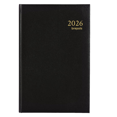 Brepols Agenda Saturnwoche 2026 Lima schwarz