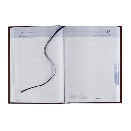 Brepols Agenda Minister Lima schwarz 2026 15x21,5cm