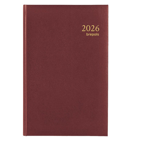 Brepols Agenda Saturn 1 Tag 2026 Lima Rot