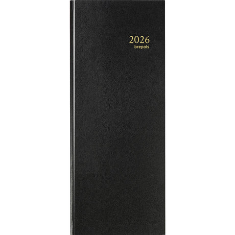 Brepols Kalender Saturn 1 Tag 2026 lang schwarz
