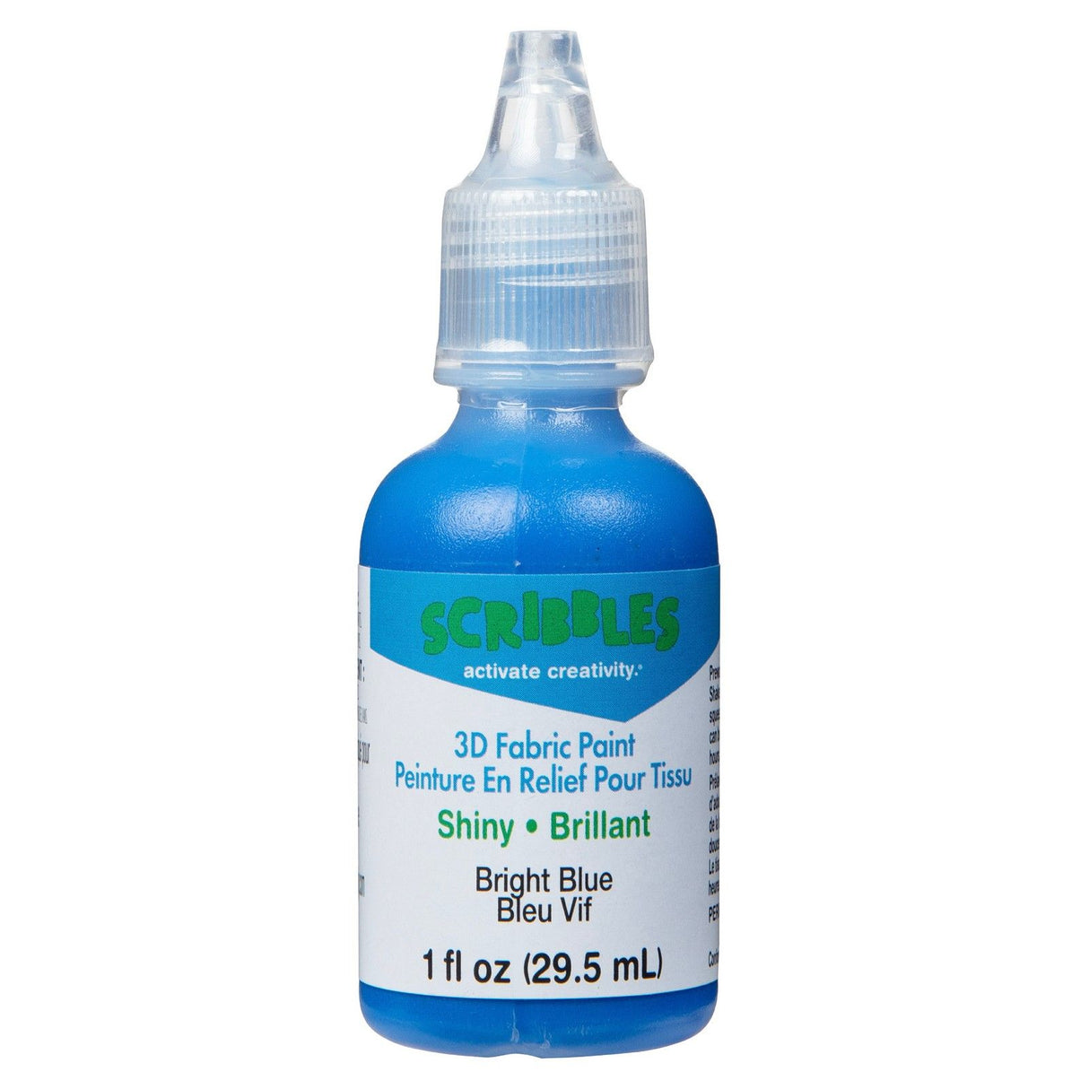 Scribbles • 3D-Textilfarbe glänzend 29,5 ml blau