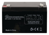 HQ - Bat-Lead-11 Blei-Säure-Batterie 6 V 10 Ah