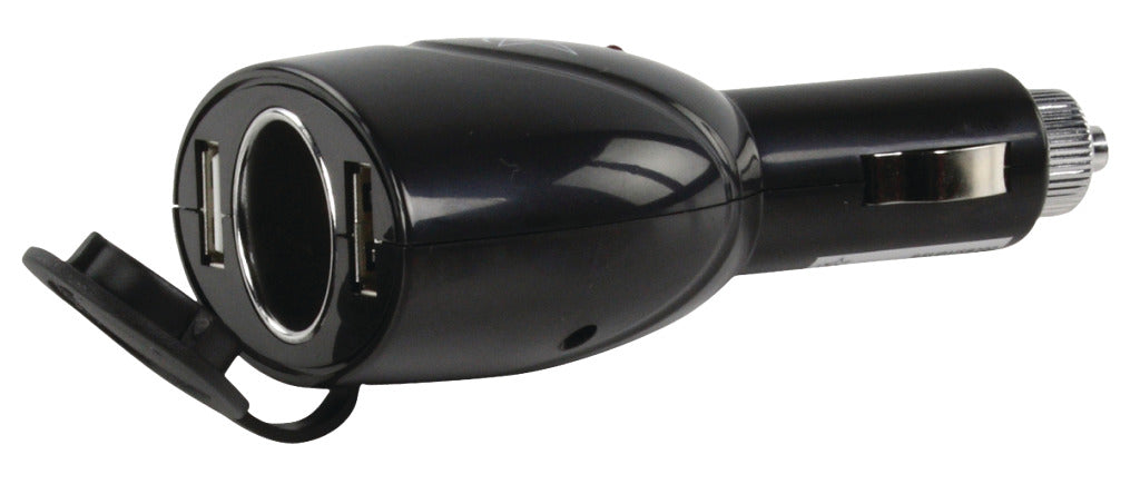 Hq p. sup. USB202 Doppel-USB-Autoladegerät mit 12-V-Anschluss