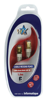 HQ HQ HQBF-M081-1.0 CAT5E UTP Network Cable RJ45 (8 8) Moški RJ45 (8 8) Moški 1,00 m siva