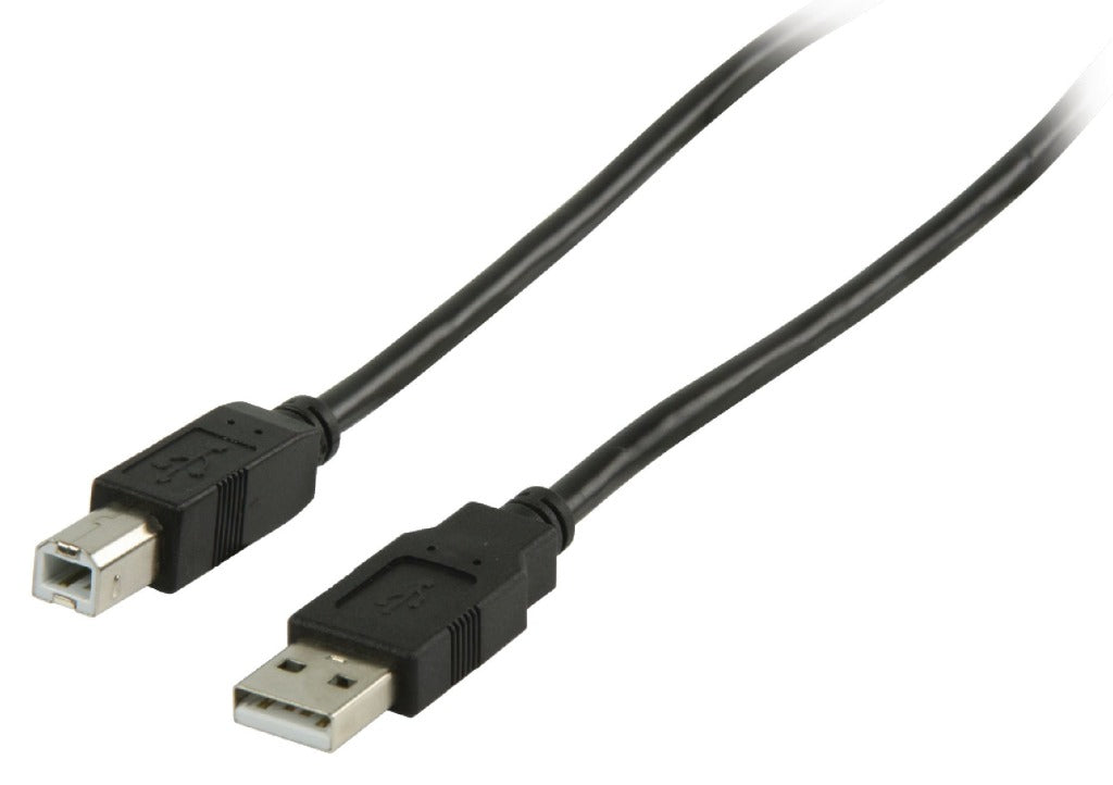 Valueline VLCP60100B10 USB 2.0 USB A Masculino - USB B Cable masculino 1.00 m Negro