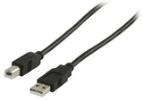 VALUELINE VALUELINE VLCP60100B10 USB 2,0 USB A moški USB B Moški kabel 1,00 m ČRNA