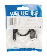 VALUELLINE VALUELINE VLCP60570B02 USB 2.0 USB Micro B Male USB A Cable adaptateur femelle 0,20 m noir