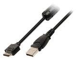 VALUELLINE VALUELINE VLCP60806B20 CAL CABLE Câble USB 2.0 Un connecteur canon mâle mâle mâle 2,00 m noir