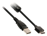 VALUELLINE VALUELINE VLCP60806B20 CAL CABLE Câble USB 2.0 Un connecteur canon mâle mâle mâle 2,00 m noir