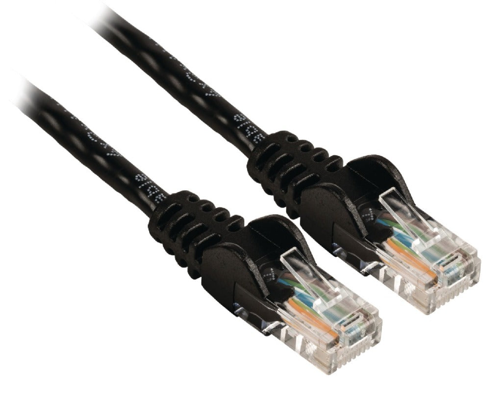 VALUELINE VLCB85100B50 UTP CAT5E METREM CAILL RJ45 MOŠKI - RJ45 Moški 5,00 M ČRNA