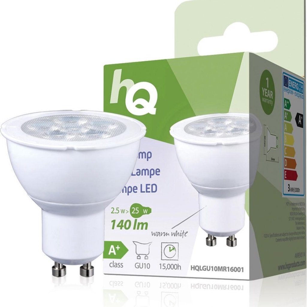 HQ HQ LED Reflektor 2.5W 140 Lumen GU10