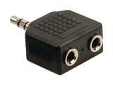 VALULINA VALULINE VLAB22945B AUDIO-SPLITTER 3,5 mm maschio 2x femmina nero