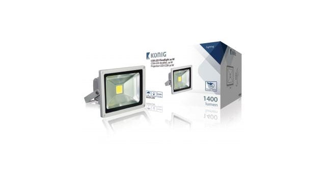 K ouml;nig König knledfl20w LED-Baulampe 20 W 1400 lm Klasse II