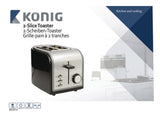 Kouml;nig King kn-bt10 Toaster