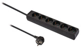Valueline vles615f001bl Steckdose 6-fach 1,50 m schwarz