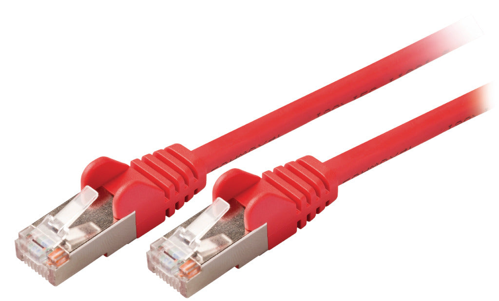 VALUELINE VALUELINE VLCP85121R20 CAT5E SF UTP OMETNI KABEL RJ45 (8 8) Moški RJ45 (8 8) Moški 2,00 m rdeča