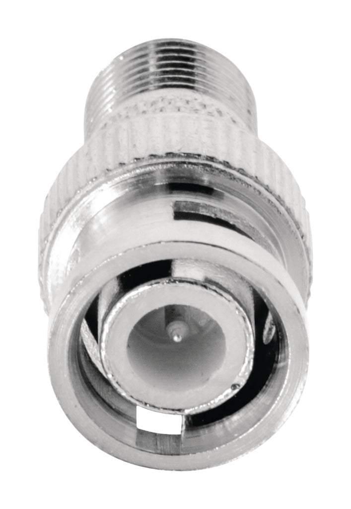 Valueline VLSP41965M Antennenadapter BNC-Stecker – F-Stecker Buchse Silber