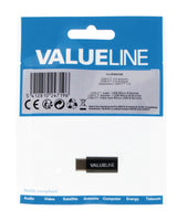 Valueline VLCP60910B USB 2.0 Adapter USB-C Stecker - USB Micro-B Buchse schwarz