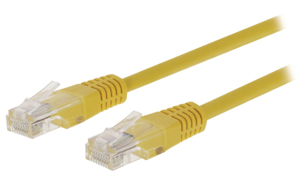 Valueline Valueline VLCT85000Y30 Cat5e UTP Network cable RJ45 (8 8) Male RJ45 (8 8) Male 3.00 m yellow