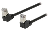 VALUELINE VLCP85127B100 CAT5E SF UTP NEMERT OMEZEN RJ45 (8 8) Moški - RJ45 (8 8) Moški 10,0 m Črni