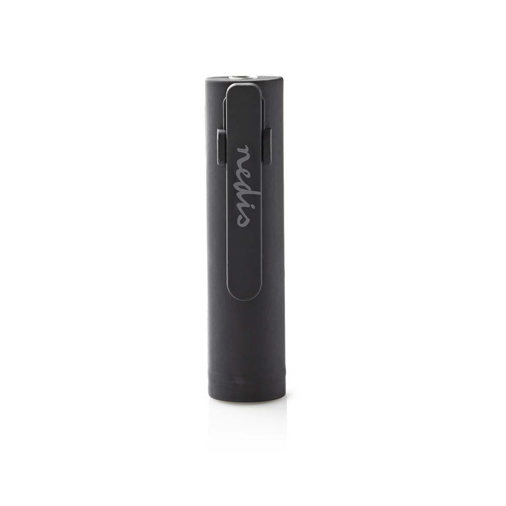 Nedis hpba100bk Adapter für Bluetooth®-Kopfhörer, integriertes Mikrofon, Spielzeit bis zu 5 Stunden, kabellose Kopfhörer