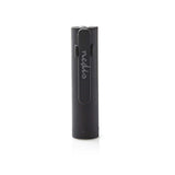 Nedis hpba100bk Adapter für Bluetooth®-Kopfhörer, integriertes Mikrofon, Spielzeit bis zu 5 Stunden, kabellose Kopfhörer