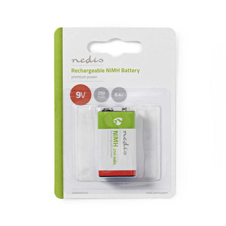 Nedis banm9hf91b wiederaufladbarer NiMH-Akku E-Block 8,4 V 250 mAh Blister